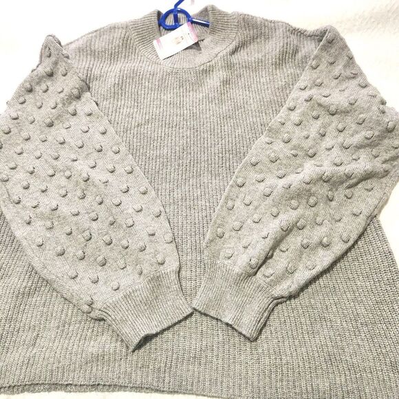 Vince Sweater For Women Size XXL Color Gray Ballon Sleeve  B3 - Picture 5 of 13